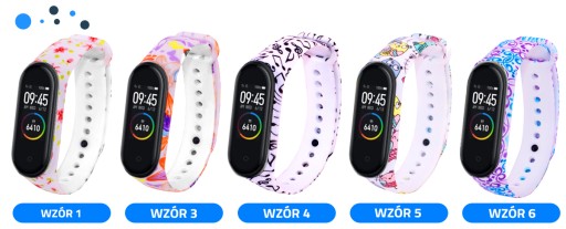 OPASKA PASEK do XIAOMI MI BAND 3 / 4 - DUŻO WZORÓW