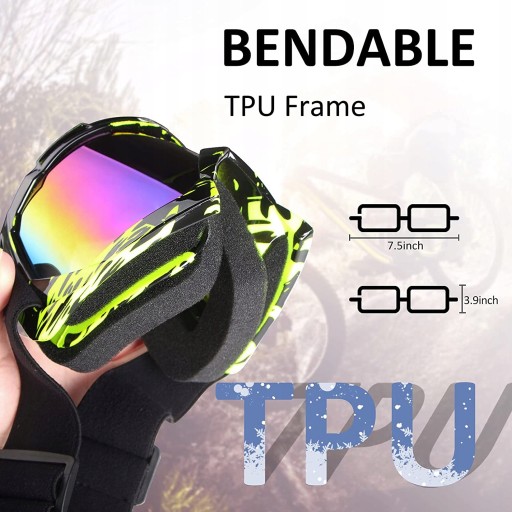 ретро мотоциклетный шлем GOGGLES MOTOR CROSS ATV MX UV400 лыжные очки