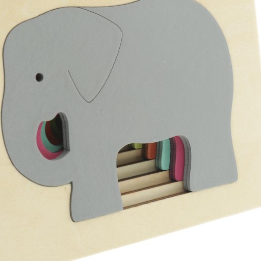 5 Layer Wooden Puzzle Animal Puzzle