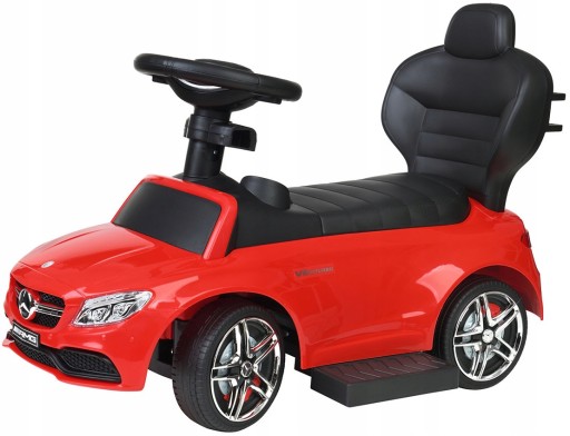 Mercedes 3In1 ездит на ребенка красный