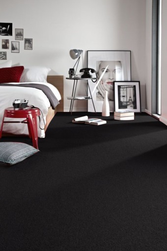 DYWAN 150x350 TRENDY czarny jednolity @64144