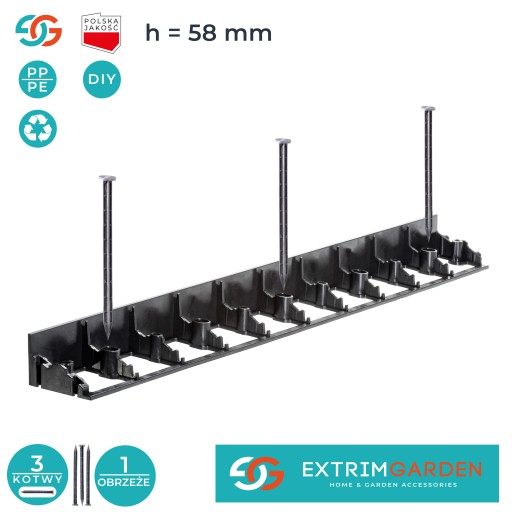12x Kratka Parkingowa Drogowa Trawnikowa 50x50x3 + 48 kotw GEOKRATA