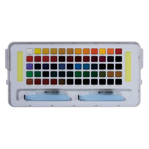 НАБОР АКВАРЕЛЕЙ САКУРА КОИ SKETCHBOX 60 ЦВЕТОВ