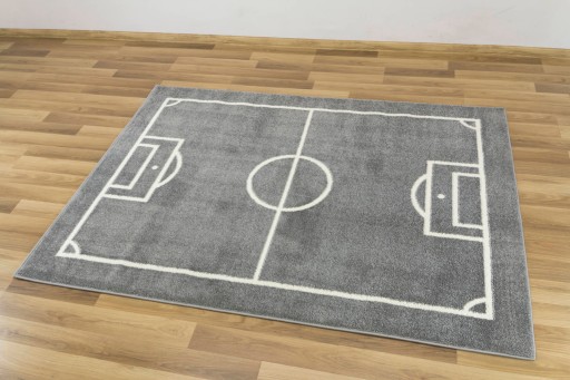 DYWAN DLA CHŁOPCA SZARY KREM BOISKO DO POKOJU MŁODZIEŻOWEGO LIMA 160x230 cm