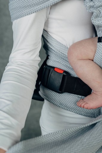 Переноска LennyHybrid LennyLamb — маленький серый шеврон