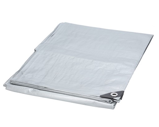 Plandeka SUPER MOCNA 10x12m (srebrna) 160g/m2