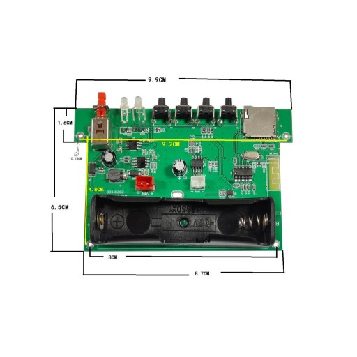 Возраст платы аудиодекодера Bluetooth Type C