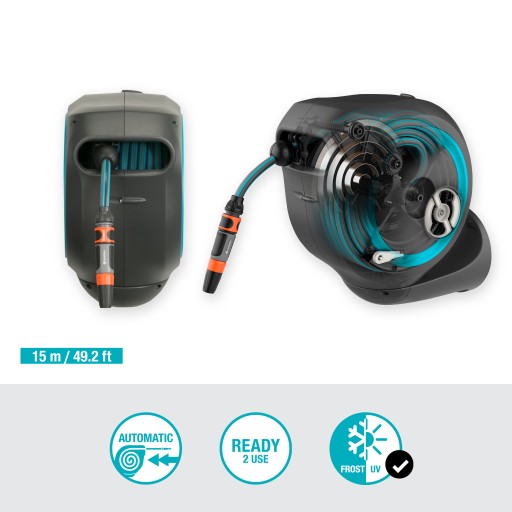 Gardena RollUp S катушка настенная Шланг 15м 11мм Морозостойкий Круглый год