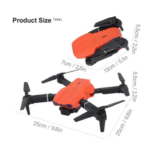 E99 Drone WIFI HD 4K Quadcopter Складной дрон с камерой для видеоблогов в прямом эфире