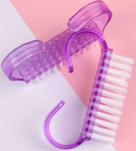 100 SZT SZCZOTECZKA SZCZOTKA DO MANICURE USUWANIA PYŁU PAZNOKCI JEDNORAZOWE