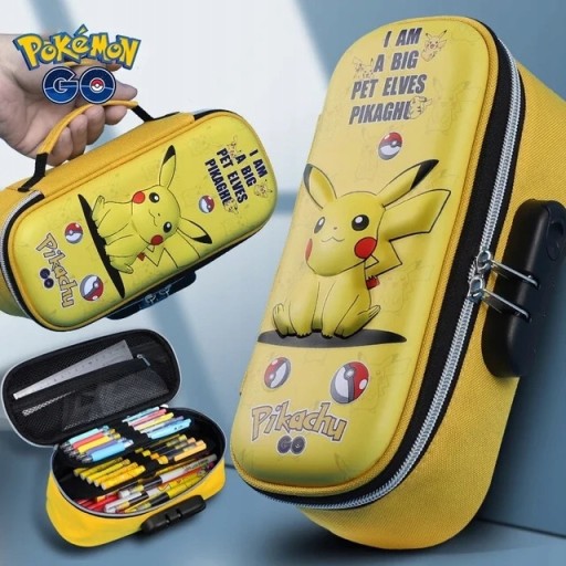 БОЛЬШОЙ РАСШИРЯЕМЫЙ ШКОЛЬНЫЙ ЧЕХОЛ POKEMON GO PIKACHU 3D ВЫКРОЙКИ СУМКИ