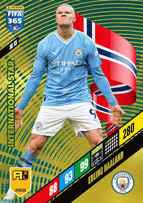 Обновленные карты Blister International Stars FIFA 365 2024 Адреналин Панини