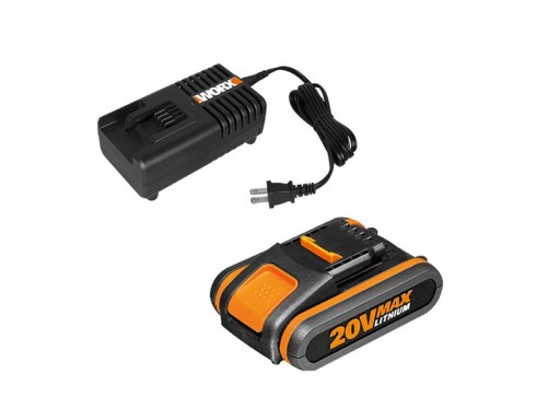 WORX WA3601 20 В 2,0 Ач аккумулятор и зарядное устройство