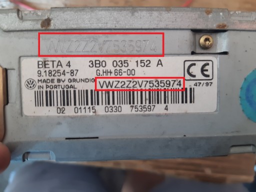 Декодирование VW Radio Navi Code ALL удаленно