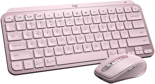 Мини-клавиатура LOGITECH MX Keys, розовая