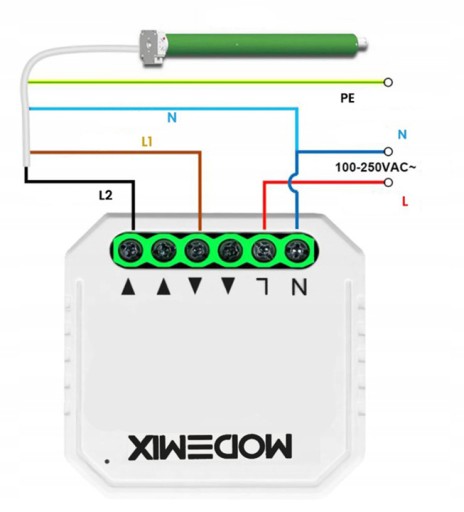 10x КОНТРОЛЛЕР РОЛЬСТАВНИ ZIGBEE TUYA + ГРУППОВОЙ ПЕРЕКЛЮЧАТЕЛЬ