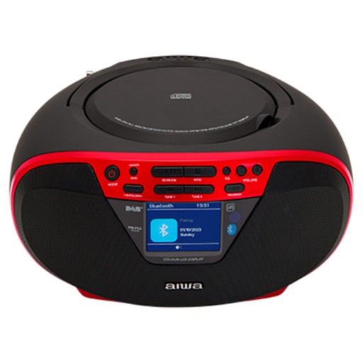БУМБОКС Bluetooth 6ВТ РАДИОУСТРОЙСТВО CD FM AUX AIWA BBTU-500DAB/RD + ПУЛЬТ ДИСТАНЦИОННОГО УПРАВЛЕНИЯ