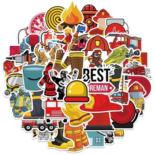 НАБОР FIRE FIRE SET MIX STICKERBOMB НАКЛЕЙКИ 50 шт.