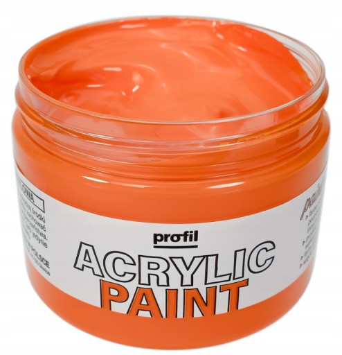 FARBA AKRYLOWA Profil 150ml PL, pomarańczowy