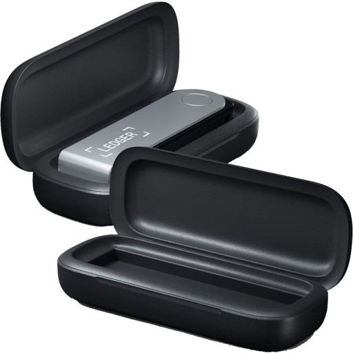 Запираемый чехол-кошелек для криптовалюты Ledger Nano X Case, черный