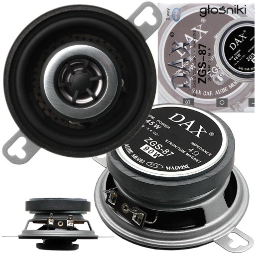 МОЩНЫЕ АВТОМОБИЛЬНЫЕ ДИНАМИКИ DAX 87MM ДЛЯ VW GOLF 2