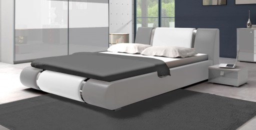 KOMPLET SYPIALNIANY AGAT POŁYSK 140x200 + STOLIKI