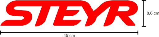 НАКЛЕЙКИ STEYR НАКЛЕЙКИ 2 ШТ. 45 СМ