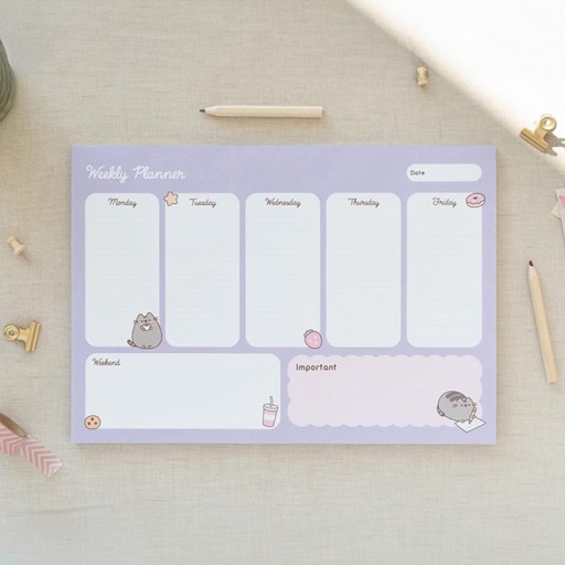 Pusheen - Еженедельный планировщик из коллекции «Моменты», 54 страницы А4.
