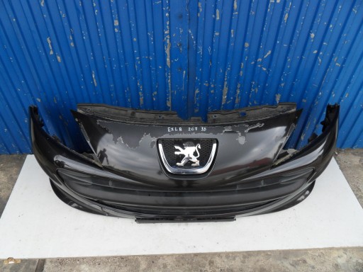 PEUGEOT 207 06-09 БАМПЕР ПЕРЕДНИЙ EXXLB