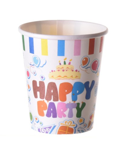 БУМАЖНЫЙ НАБОР HAPPY PARTY ЧАШКИ И ТАРЕЛКИ
