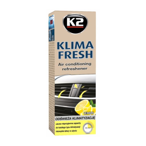 K2 Klima Fresh темно-синий освежает салон автомобиля