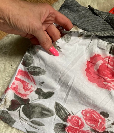 ШОРТЫ хлопковые короткие FLOWERS SHORTS 311R 36 S