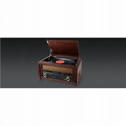 GRAMOFON RETRO MIKROWIEŻA CD RADIO CYFROWE DAB+ WINYL MUSE MT-115 DAB