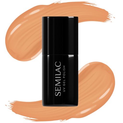 SEMILAC 600 Гибридный лак для ногтей Apricot Crush 7 мл Персик