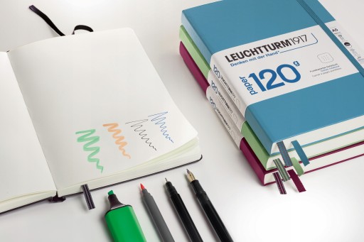 Блокнот LEUCHTTURM1917 Блокнот среднего формата A5 Dot 120, журнал с пулями