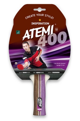 РАКЕТКА ДЛЯ НАСТОЛЬНОГО ТЕННИСА ATEMI 400