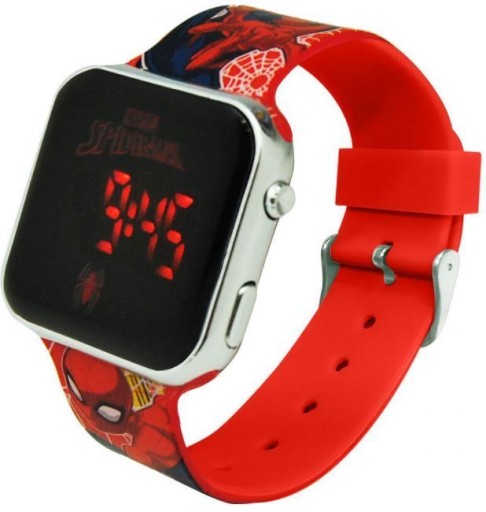 Детские цифровые светодиодные часы Spiderman SPD4800 Euroswan