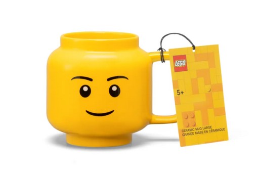 БОЛЬШАЯ КЕРАМИЧЕСКАЯ КРУЖКА LEGO — ДЛЯ МАЛЬЧИКОВ, 530 МЛ