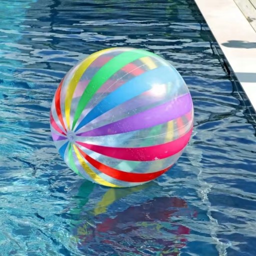 PIŁKA PLAŻOWA DMUCHANA DUŻA 107cm DO WODY BASENU DLA DZIECI INTEX 59065