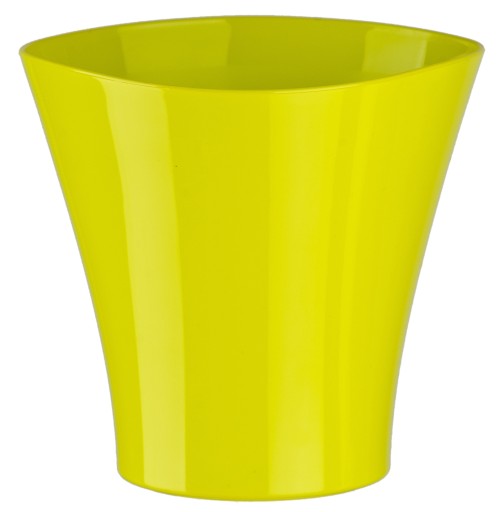 Крышка для цветочного горшка WAVE Low YELLOW Желтый 16,5 см