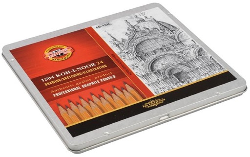 KOH-I-NOOR Набор карандашей для рисования 8В-10Н 24