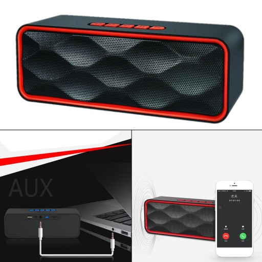 Портативная Bluetooth-колонка с FM-радио USB AUX