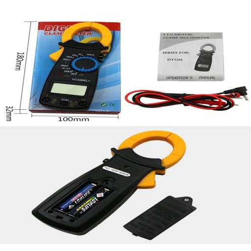 Цифровые портативные тестеры клещей DMM Meter DC Test