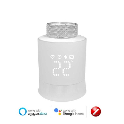 Термостат радиаторной головки Умный дом Tuya ZigBee 3.0 EU + набор аксессуаров