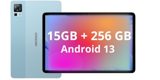 DOOGEE T30 Pro 11-дюймовый IPS-планшет, 15 ГБ / 256 ГБ, TUV, 8580 мАч, 2,5 КБ, Android 13 SIM