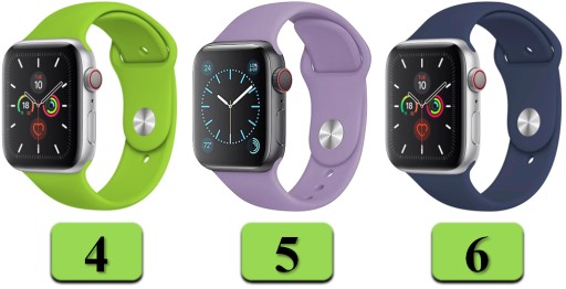 Apple Watch 2 3 4 5 6 7 8 9 10 SE 38 мм 40 мм 41 мм 42 мм 30 цветов