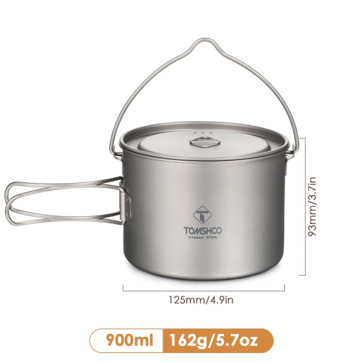 Kubek tytanowy 900 ml
