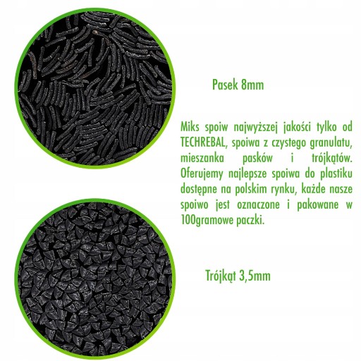 СВЯЗУЮЩЕЕ ДЛЯ ПЛАСТИКА PEHD ЧЕРНЫЙ 100G PE HDPE PE-HD
