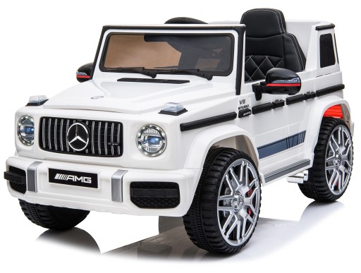 Автомобиль Mercedes G63 аккумуляторный, оригинал, 2 двигателя, радиоEVA кожа, детский