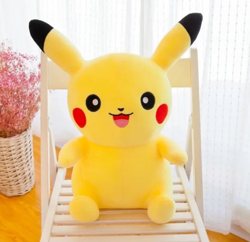 Большой талисман Пикачу для детей, мягкая игрушка Pokemon XXL, 55 см